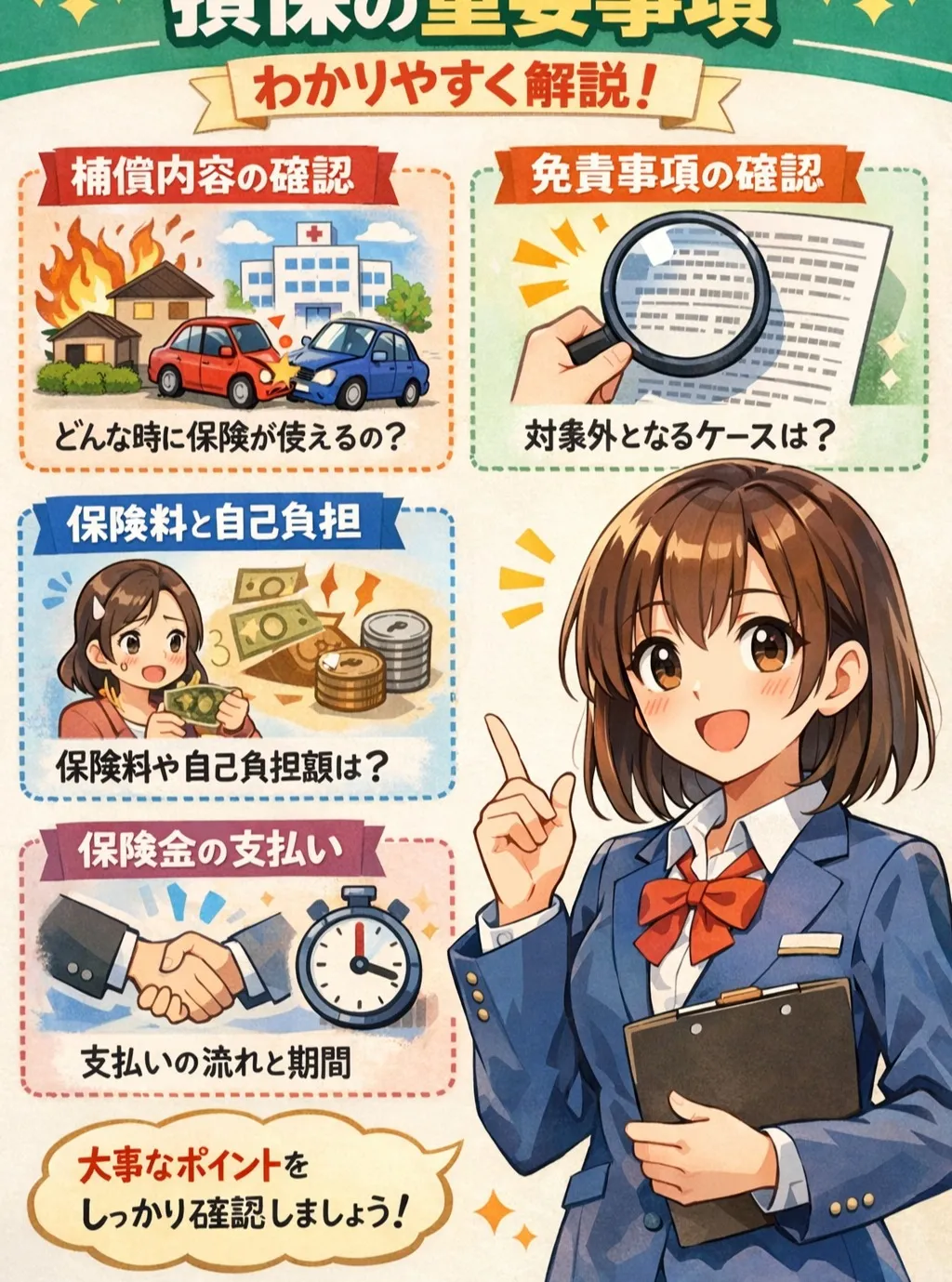 私たちの保険代理店では、お客様一人ひとりに最適な保険プランを...